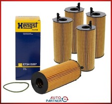 5x Hengst Ölfilter E73H D207 für Audi A4 8E 8K A6 4F Q7 4L VW Touareg 7L