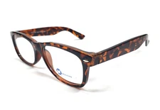 NEW MODERN OPTICAL METROPOLITAN 53-18-150 MENS BROWN TORTOISE EYEGLASSES FRAMES