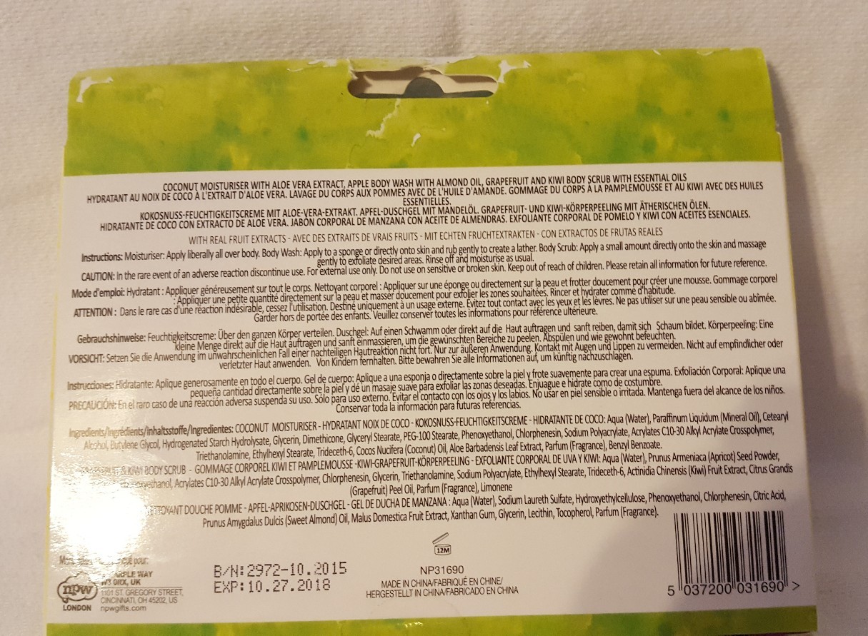 Fruit Fix Travel Size Refreshing Shower Trio With Scrub, Body Butter & Body Wash
