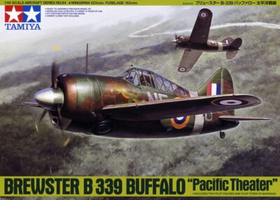 Tamiya 61094 1/48 Scale Aircraft Model Kit WWII Brewster F2A