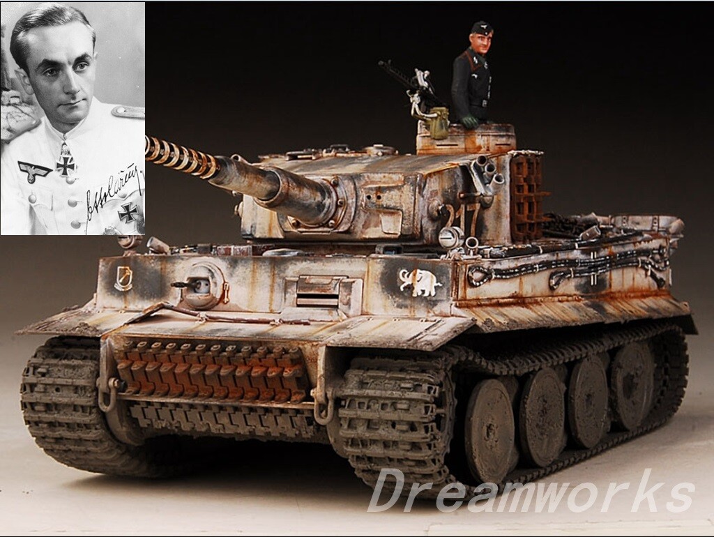 Award Winner Built 1/35 German Tiger 217 Otto Carius Snow Camo +PE+Figure –  Zambi Restaurant