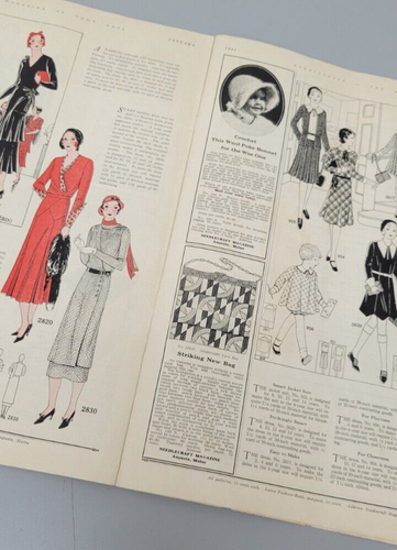 Handarbeit der Heimkunst von 1931, Januar. Original. Bastelmagazin. Moden. - Bild 6 von 8