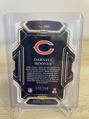Darnell Mooney Panini Select NUMBERED /349 | eBay