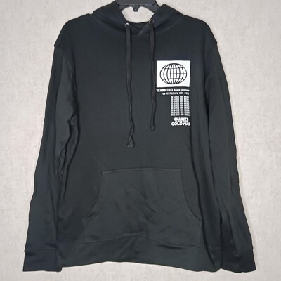 Call of Duty Hoodie Mens Size Medium Pullover Black Ops Cold War Black 