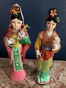 Japanese GEISHA Oriental Dolls Made 