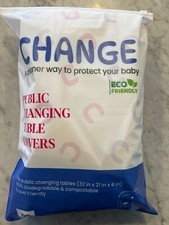 ChangeMy Full Coverage Disposable Changing Table Covers- Eco Friendly 10 CT