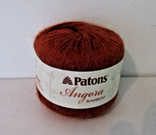 1 Ball Patons Angora Bamboo Yarn 90018 Sienna Bronze 4 Bamboo Wool 50g 1.75oz