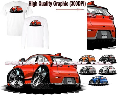 Kia Niro Sport Coupe New Model DigiRods Cartoon Car Short / Long Sleeve T Shirt