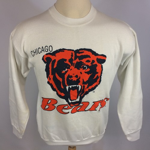 Vintage 80s 90s Grunge Chicago Bears NFL Football Sweatshirt Distresse