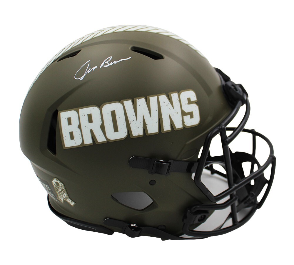 Jim Brown Autographed Signed Cleveland Browns Speed Authentic STS Helmet 