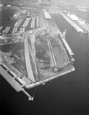 SSA Break Bulk Terminal San Pedro north Ca Old Photo