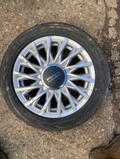 FIAT 500 ALLOY WHEEL 15" WITH TYRE 185X55X15 2008-2021