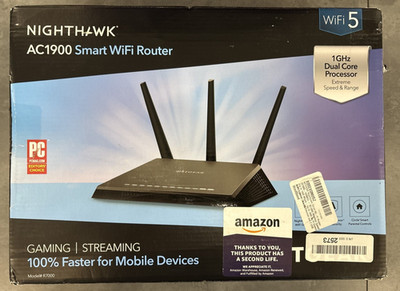 NETGEAR Nighthawk AC1900 Smart WiFi Wireless Router R7000