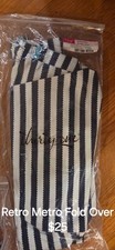 Thirty-One Navy/White Striped Retro Metro Bag