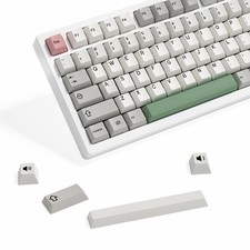 144-Key KBDiy 9009 DYE-SUB Keycap Cherry Profile PBT Retro Mechanical Keyboard