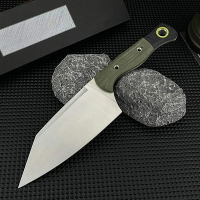 4010 Station Style Kitchen Chef Knife Fixed Blade D2 Steel G10 Handle Hunting 6''