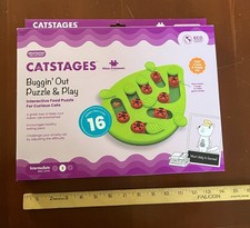 Jouet puzzle chat : mangeoire à friandises Buggin' Out pour jeu en intérieur, utilisé une fois, impeccable