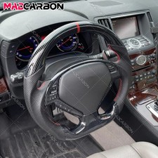 Hydro Dip Carbon Fiber Steering Wheel For Inf...