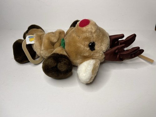 Lullaby Pull Rudolph Reindeer Plush 1986 DAKIN Musical Crib Stuffed Animal Vgt - Picture 6 of 7