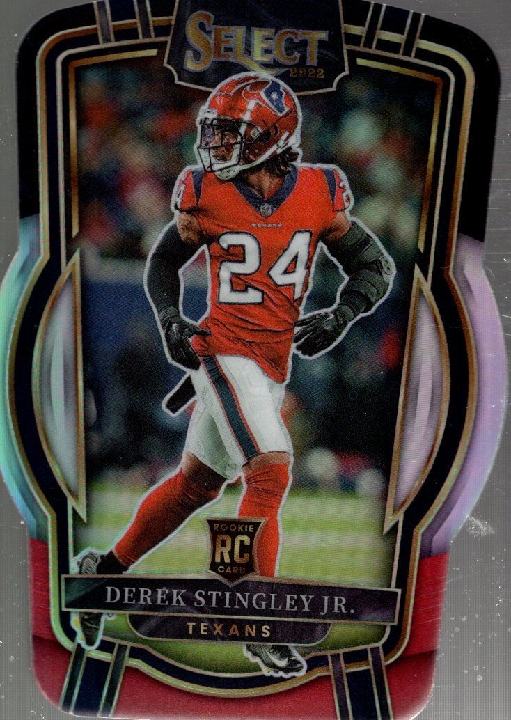 2022 Select Prizm Black and Red Die Cut #262 Derek Stingley Jr. - FB