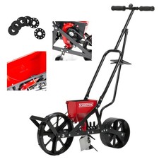 Chapin 8701b Garden Push Seeder Planter With 6 Seed Plates For Up To 1 Red