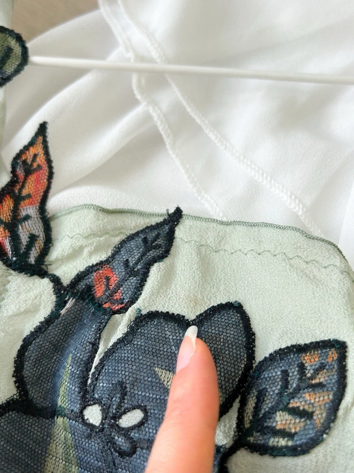 Sujetador de seda vintage Janet Reger 34 B Foto 4 de 4