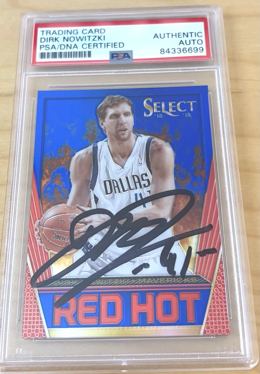 Panini Dirk Nowitzki Basketball Autographed Sports Trading Cards