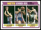 1981 Topps Basketball New Jersey Nets #57 PSA 7.5