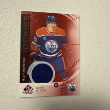 2025-26 Upper Deck SP Game Used Authentic Rookies Patch Quinn Hutson #AR-QH RC