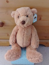 Jellycat. Medium Butterscotch Bear. Retired And Very Rare. Brand New With Tags.