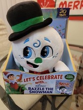 THE ELF ON THE SHELF SANTAVERSE AVSNOWMAN RAZZLE THE SNOWMAN PLUSH BOOK- NEW 