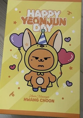 TXT YEONJUN HWANG CHOON 20cm PLUSH SET BIRTHDAY MERCHANDISE