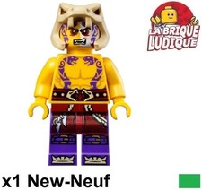 Lego Figurine Minifig Ninjago Sleven tatouage casque serpent snake njo0115 NEUF