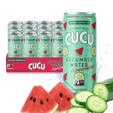 CUCU Cucumber Watermelon Water 12pk | Natural...