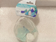 8 oz Sea Glass Decorative Accents Netted Bag NEW t2