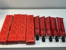 5 Sealed Schwarzkopf Igora Hair Dye #7-65 Damaged/Missing Boxes