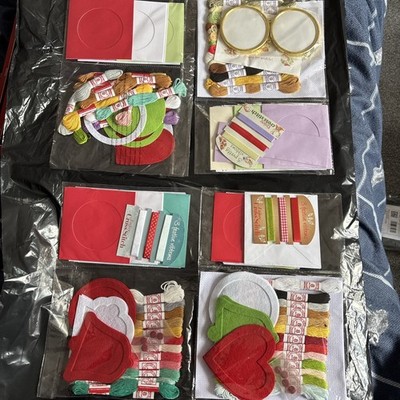 Arts And Crafts Enjoy Kreuzstich festliches Thema mit Karte x 4