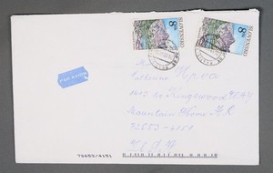 MayfairStamps Slovakia 1997 to Mountain Home AR Air Mail Cover aaz_22095