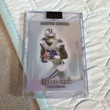 Wild Card Matte Metal Serial Numbered CeeDee Lamb Dallas Cowboys Football Card