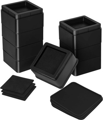 Utopia Bedding Bed Risers 2 Inch - Pack of 8 - Adjustable Furniture Risers 2 & 4