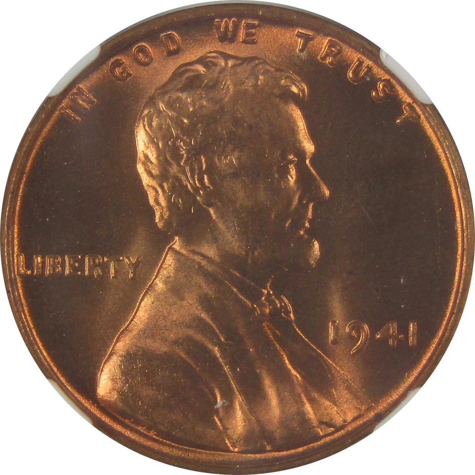 1941 Lincoln Wheat Cent MS 66 RD NGC Penny Uncirculated SKU:I22626 - Image 3 of 4