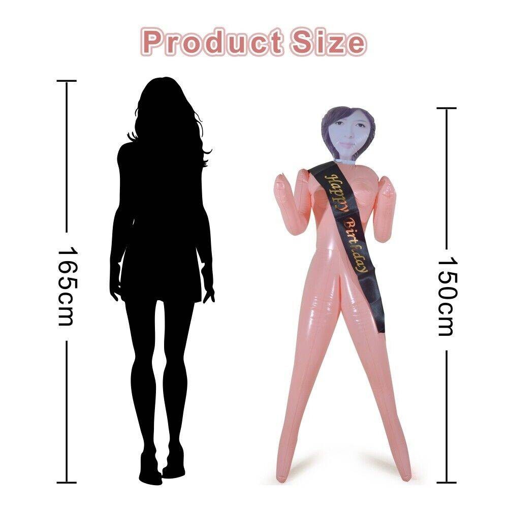 Bambola Gonfiabile 150cm Per Addio Al Celibato/Nubilato - Scherzo Feste E Photocall - Foto 11