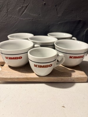 Set of 5 Kimbo Casolaro Neapolitan Espresso/Cappuccino Cups with 1 Small Mug