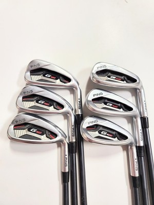 Ping G410 (7-P, U, S) Black Dot Iron Set Regular Silver/Black/Red Clubs
