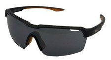 Timberland Sunglass Mens Black Plastic Shield, Smoke Mirror Lens TU00020. 2C