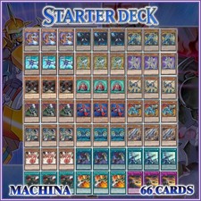 MACHINA STARTER DECK 66 | Armored Raider Cannon Defender Fortress Sniper YuGiOh