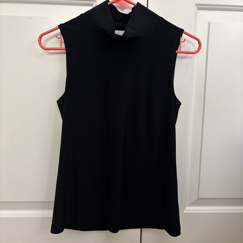 NWT Joseph Ribkoff Sleeveless Black Shirt Size 2