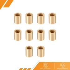10pcs - Self-Lubricating Bearing Sleeve 8 x 12 x 15mm Sintered Bronze Bushings