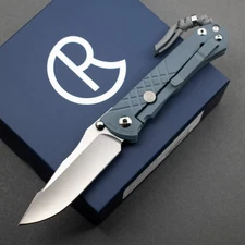 NEW! Chris Reeve Umnumzaan Cold War Grey, MagnaCut Drop Point (LH) Exclusive