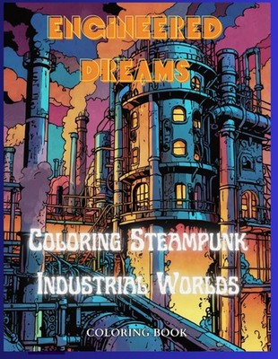 Engineered Dreams: Coloring Steampunk Industrial Worlds: A fabulous Coloring Boo